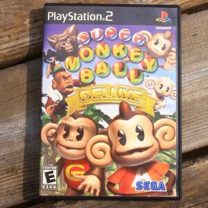 Monkey Ball Super Monkey Ball Deluxe Play Station 2 Game